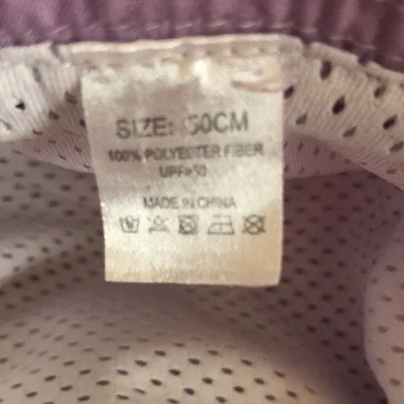 Purple Kids Sun Hat - Picture 6 of 6